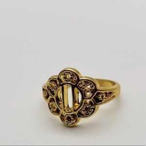 Flower 18k Gold Plated Ring